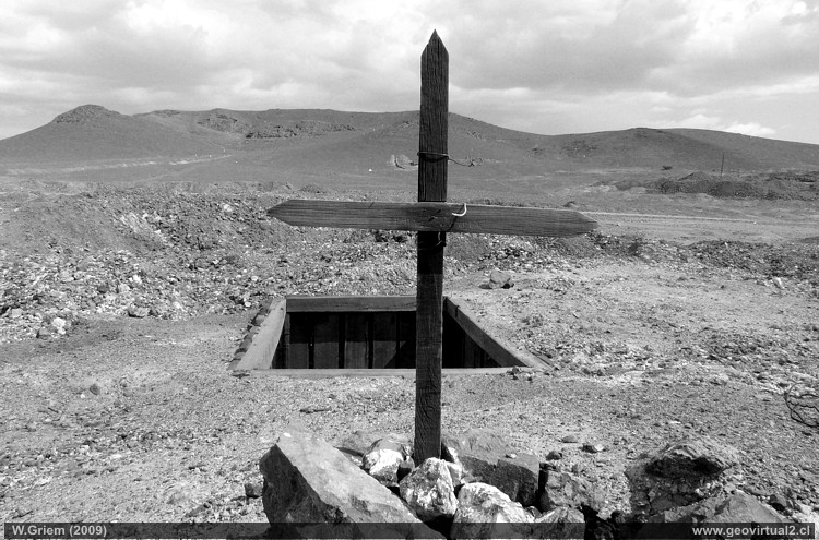 Muerte en la mina en el desierto de Atacama, Chile