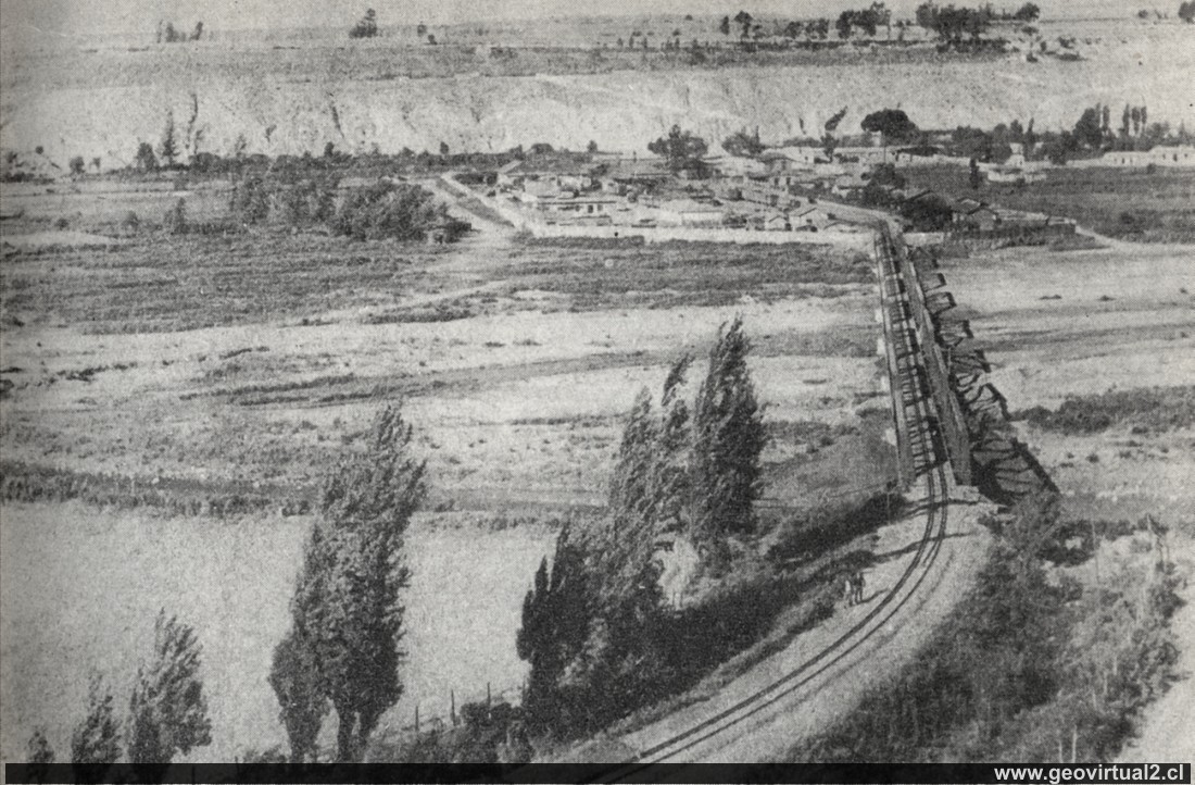 Puente ferroviario de Vallenar en 1957