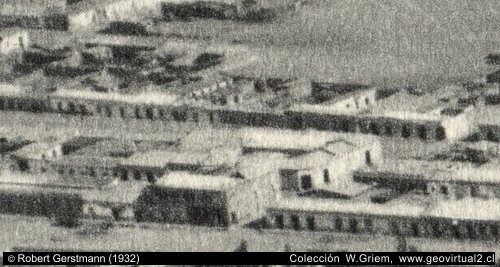 Las casas de Pueblo Hundido en 1932 de Gerstmann