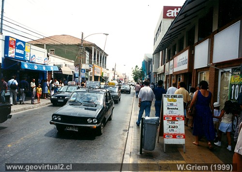 Calle O Higgins en Copiapo, centro