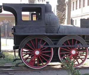 Die erste Lokomotive in Chile: La Copiapo