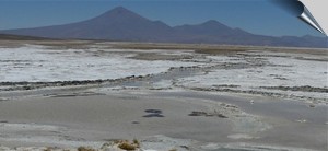 The Pedernales salt flat, Atacama Region, Chile