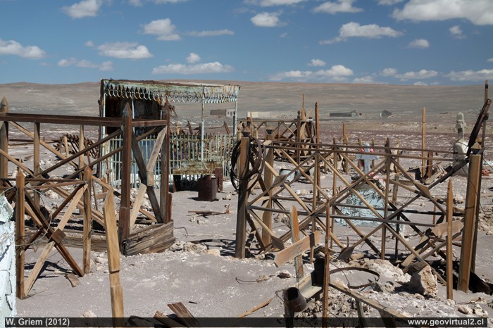 Cementerio de Refresco en el desierto de Atacama
