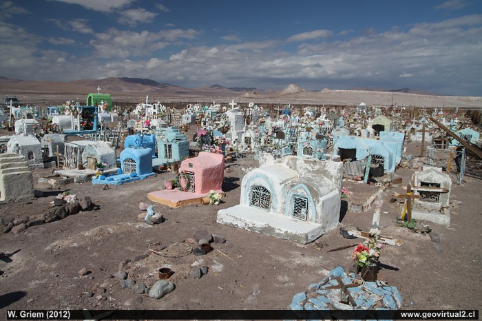 Cementerio de la oficina Alemania, desierto de Atacama