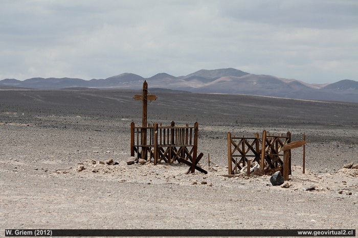 Cementerio de Lilita en el desierto de Atacama, Chile