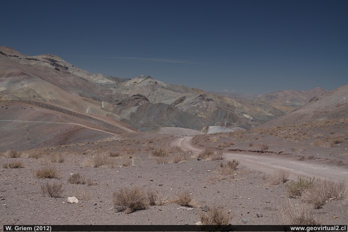 Desierto de Atacama, Sierra Palmira en la Región de Atacama - Chile