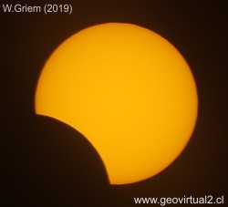 Eclipse solar en Chile: 15:40 hrs