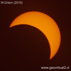 Eclipse solar a las 16:16 hrs