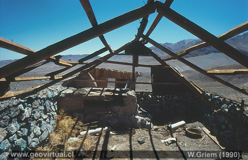 Die verlassene Mine San Juan in den chilenischen Anden von Atacama