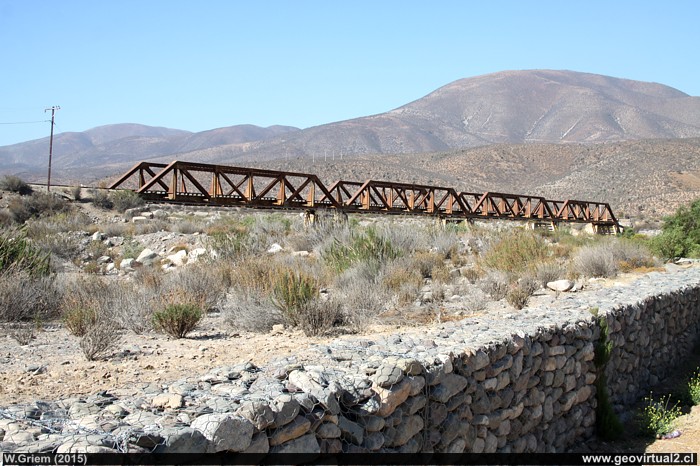 Puente Auco, ferrocarril longitudinal del Norte de Chile