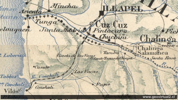 Ferrocarril Vilos a Salamanca, Espinoza 1903