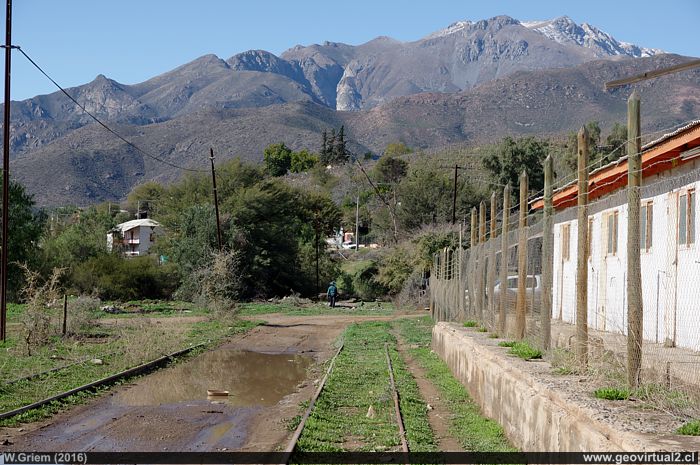 Estación de Chañaral Alto en la Región de Coquimbo, Chile