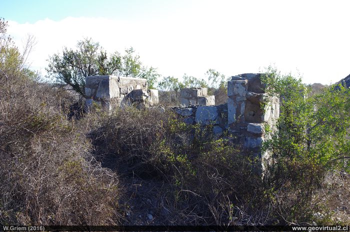 Ruinas del trayecto al valle Elqui en la Región de Coquimbo