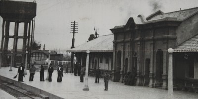 Imágen historico de la estación Ovalle
