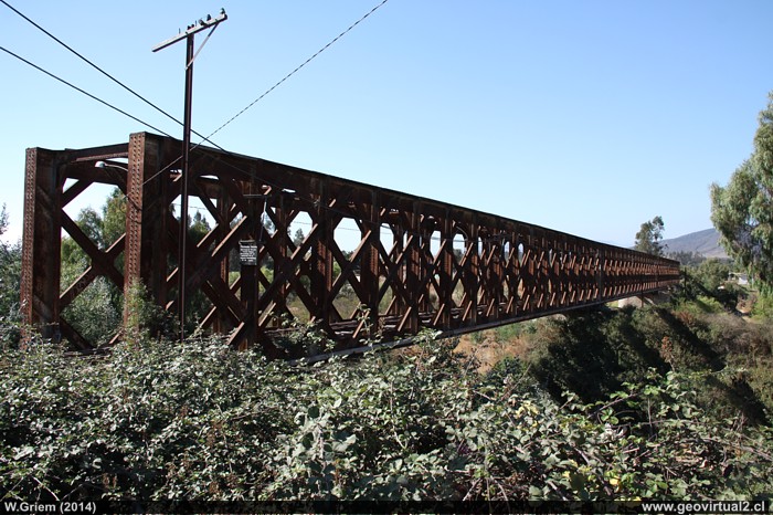 Puente Quinquimo ferrocarril longitudinal del Norte, Chile