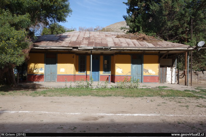 Estación ferrocarril de Rivadavia, valle del Elqui, Región de Coquimbo, Chile