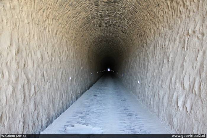 Túnel Las Astas, ferrocarril longitudinal Norte de Chile