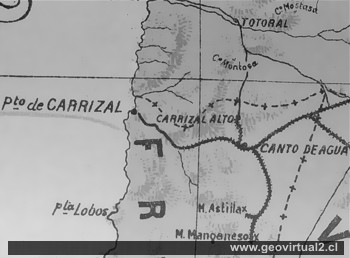 Carta de 1903 - Carrizal Bajo