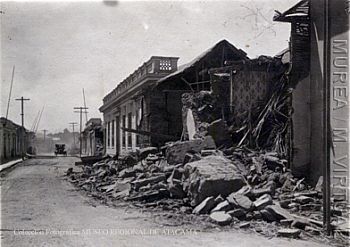 Erbebenschäden in Copiapo 1922