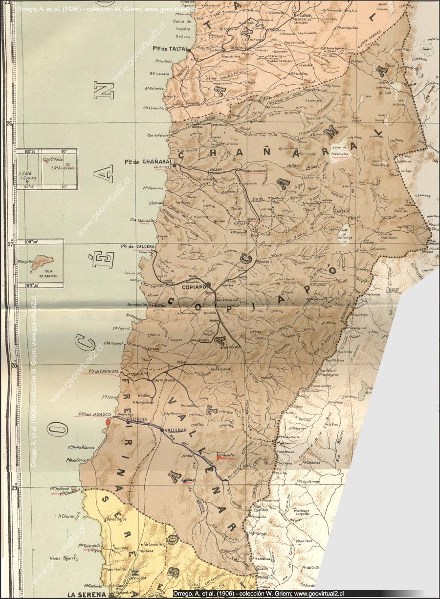 Orrego, A. et al.: Mapa de Atacama de 1903