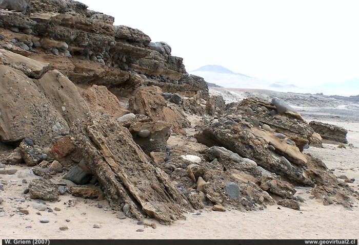 Geología en la Región Atacama: Erosión del mar