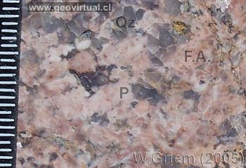 granito o sienogranito de Atacama
