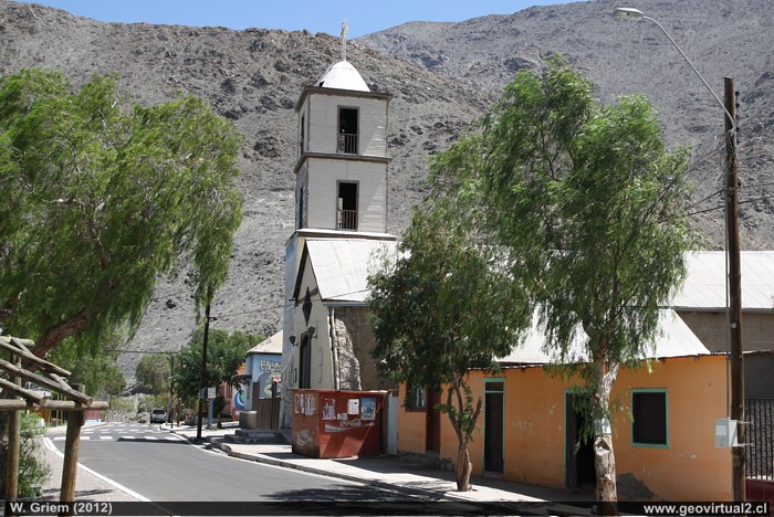 Alto del Carmen Church in the Atacama Region, Chile