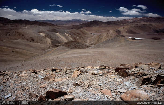 Die Domeyko-Bergkette (Cordillera Domeyko) in den Hochanden von Atacama - Chile