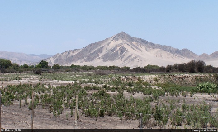 Cerro Bramador en la Región de Atacama, Chile