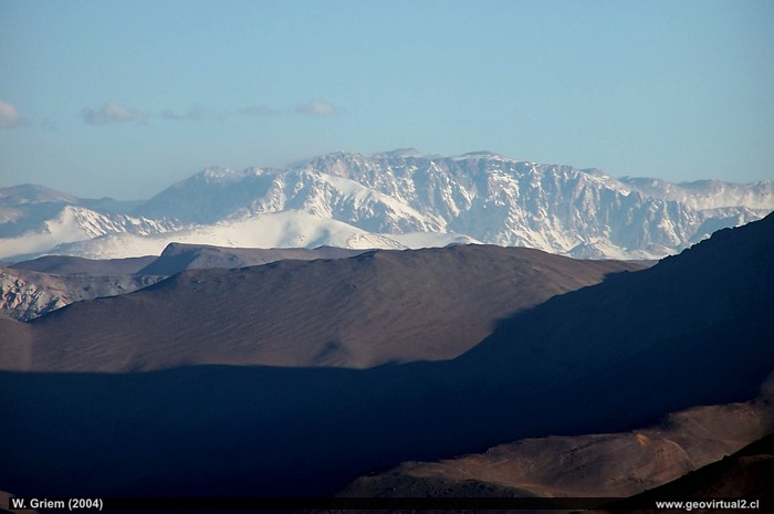 Der Cerro Potro in den Anden von Atacama - Blick vom Gato Pass, Chile