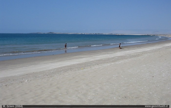 Strand von las Machas in der chilenischen Atacama Region