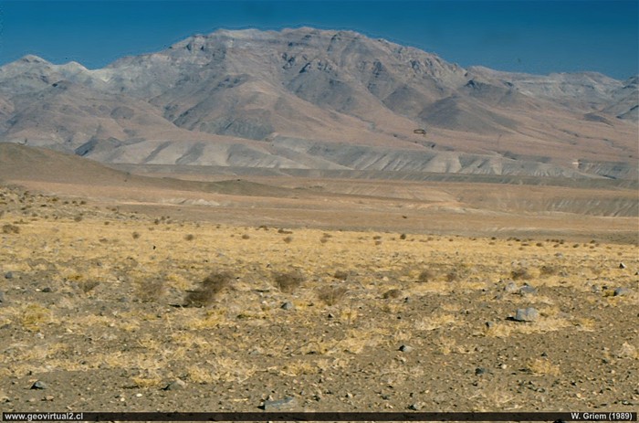 Sierra Peineta en el desierto de Atacama 1989