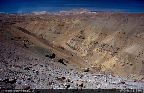 Quebrada Larga en las cercanías de Potrreillos - Region Atacama, Chile