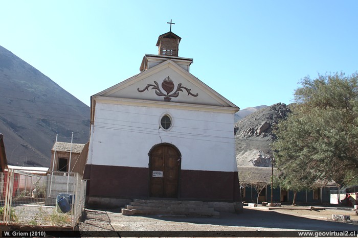 Die Kirche von San Antonio im Copiapo Tal, Region Atacama - Chile