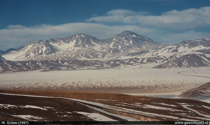 Cerros Tres Cruces en la Region de Atacama, Chile