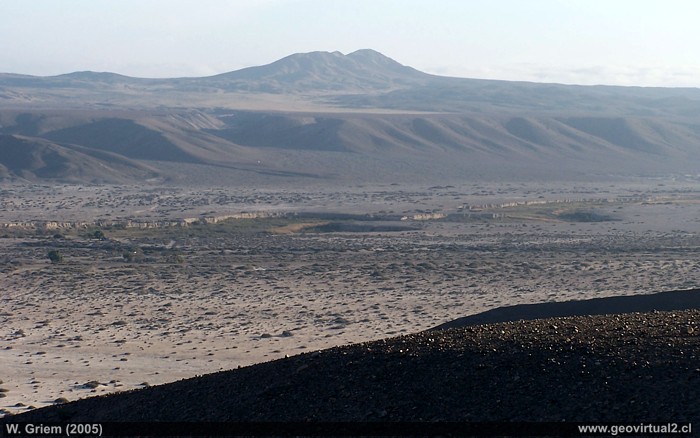 Blick auf das Untere Copiapo-Tal in der Atacama-Region, Chile