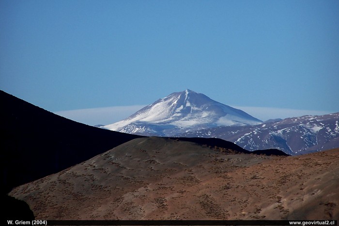 Vulkan Copiapo, in den Anden der Atacamawüste, Chile