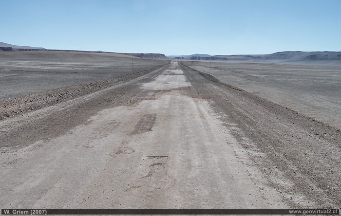 Die Piedra Pomez Hochebene in den Anden der Atacama-Wüste, Chile