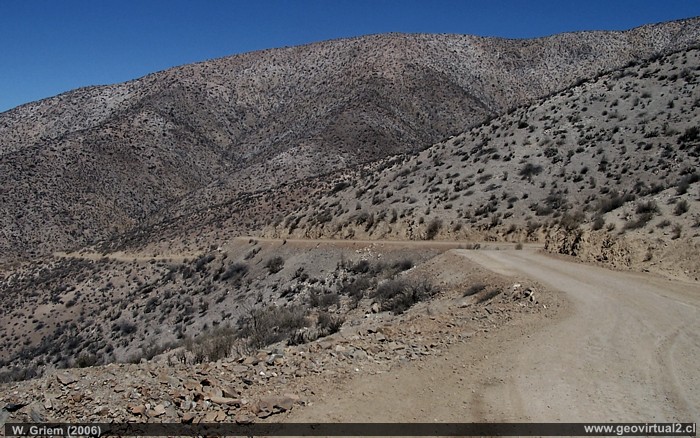 Der Arco Molle Pass zwischen Freirina und Labrar, Atacama - Chile