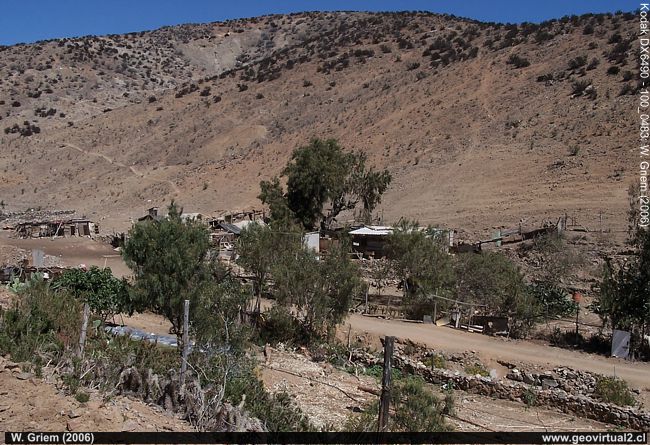 Der Ort Fraguita in der Atacama Region