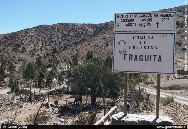 Fraguita, eine kleine Oase in Atacama - Chile