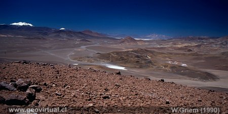 Desierto Atacama en las cercanías de La Ola desde el Cerro La Ola