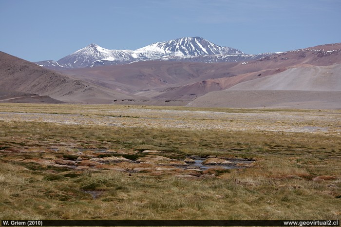 Landschaft der Anden in der chilenischen Atacama Wüste