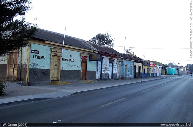Tierra Amarilla Main Street; Atacama Region, Chile.