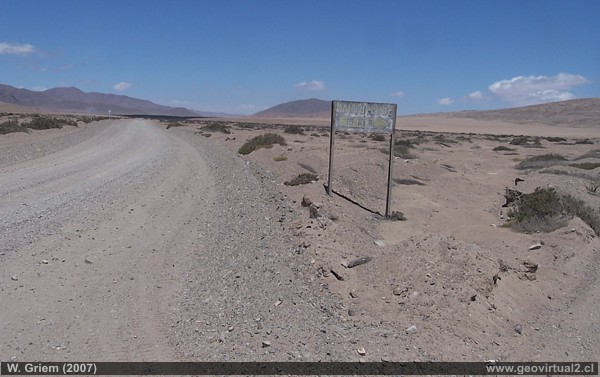 Desierto Atacama cerca de Las Animas - Norte de Chile