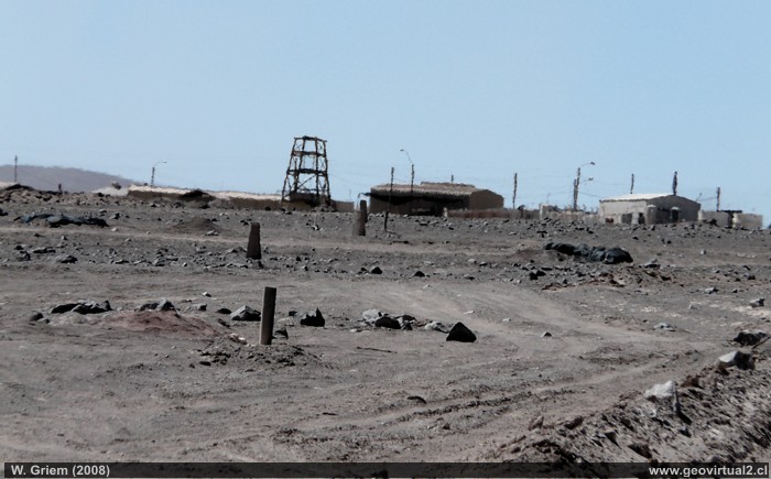 Franke, eine Kupfermine in der Atacama Wüste in Chile