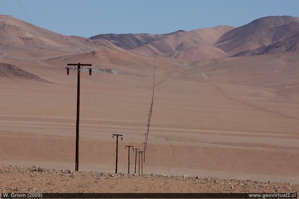 Llano de Morado en el desierto de Atacama, Chile