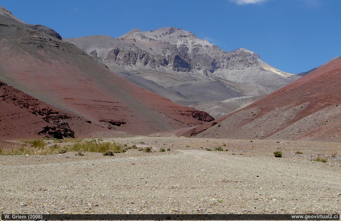 Atacama: Landschaft in den Anden von Atacama, Chile: Ojos de Agua Berg