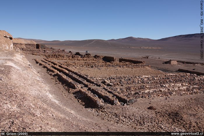 Salitrera Catalina Sur en el desierto de Atacama