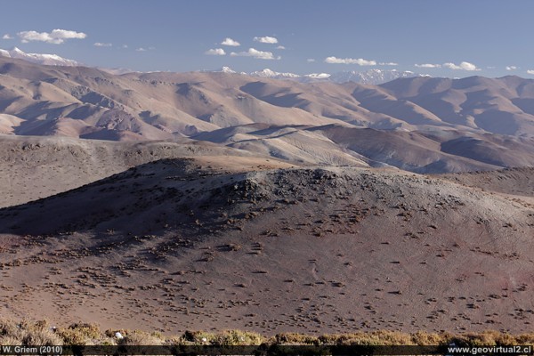 Cordillera de los Andes desde el portezuelo Castaño, Atacama - Chile